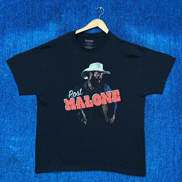 Post Malone F1 Trillion Album Art Cowboy Country Pop Tee XL - Picture 1 of 4